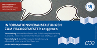 Neue Infoveranstaltung zum Praxissemester 2019/20